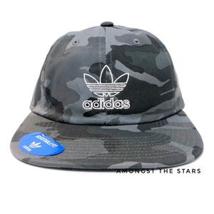 adidas Grey Camo Camouflage Unstructured Hat Cap